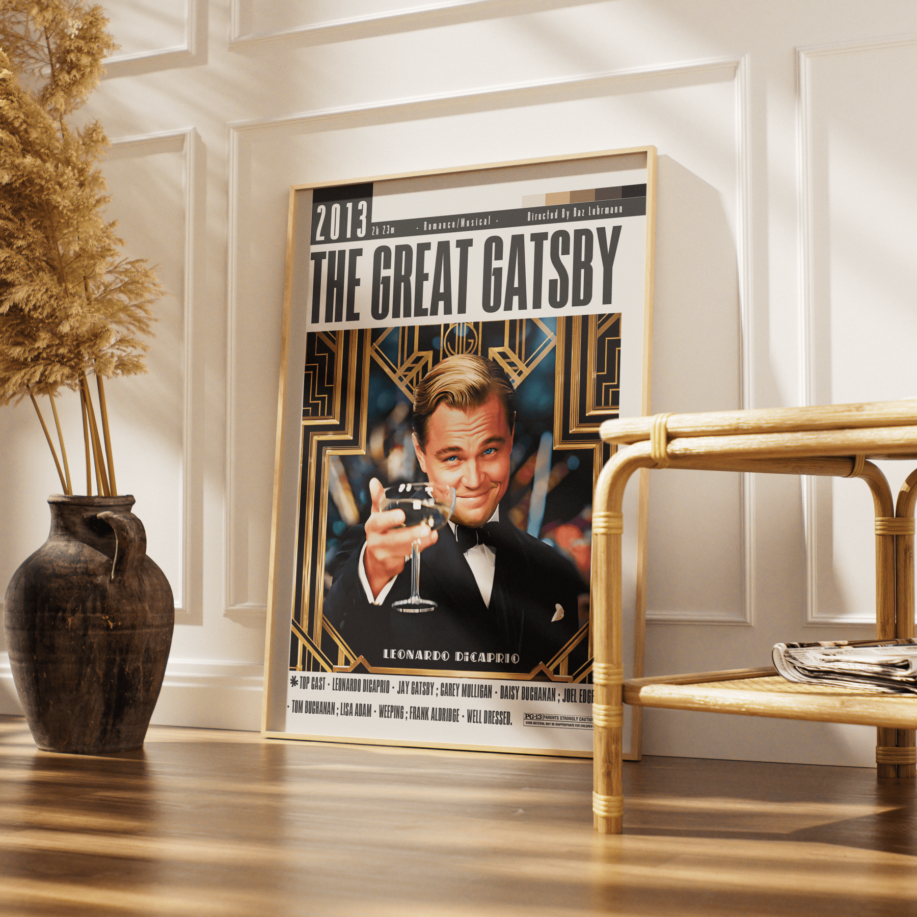 The Great Gatsby (2013) Movies Poster - 98 Types StudioModern Minimal Movies