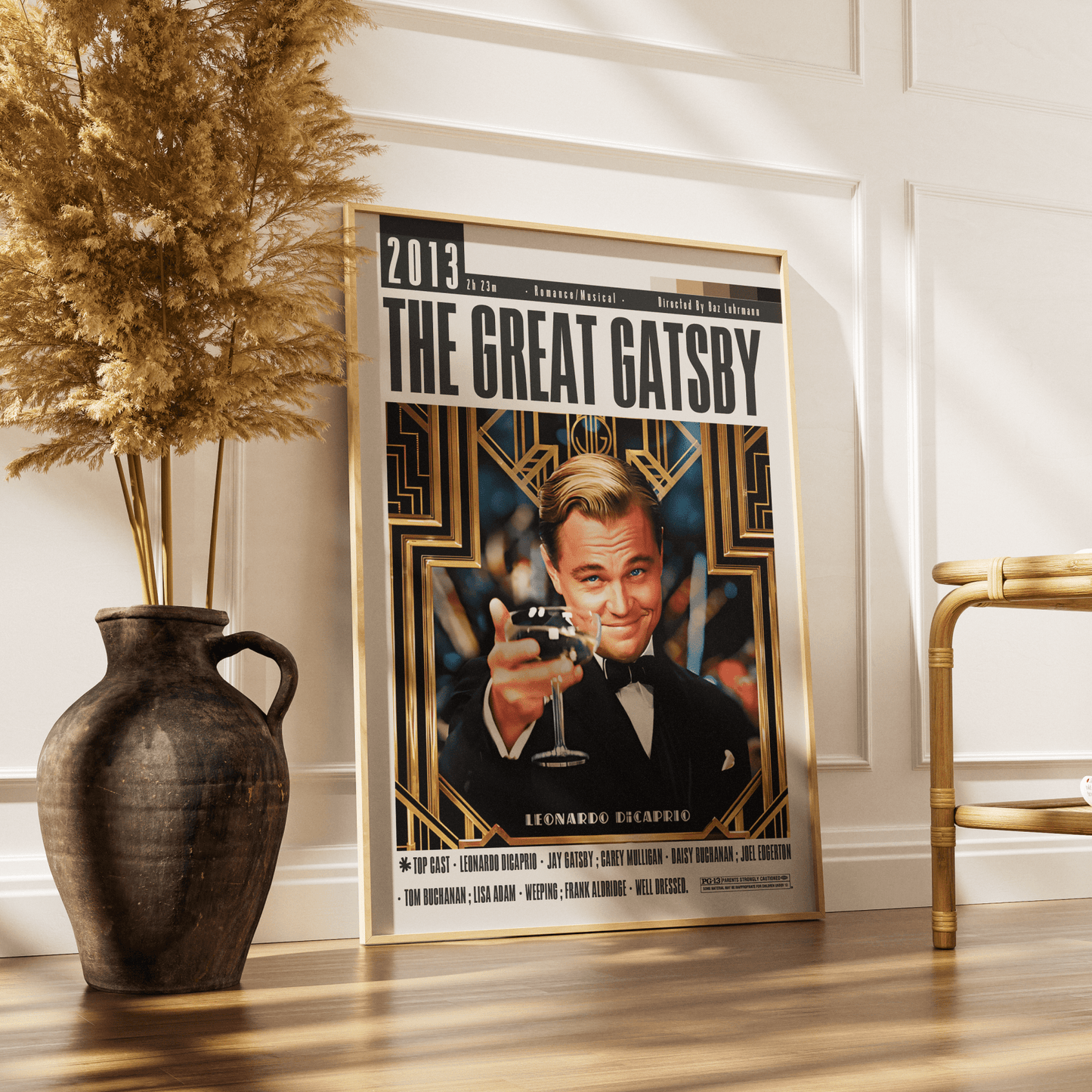 The Great Gatsby (2013) Movies Poster - 98 Types StudioModern Minimal Movies
