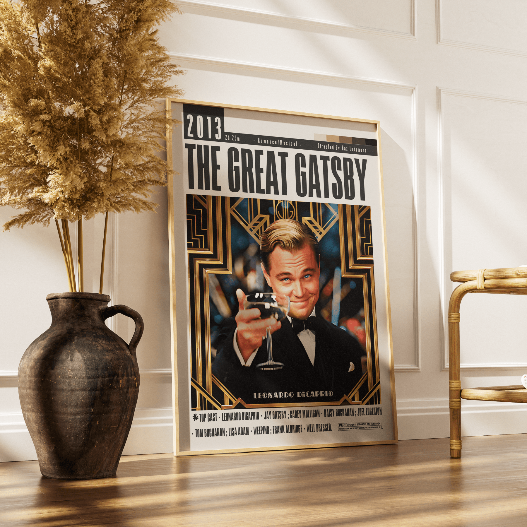 The Great Gatsby (2013) Movies Poster - 98 Types StudioModern Minimal Movies