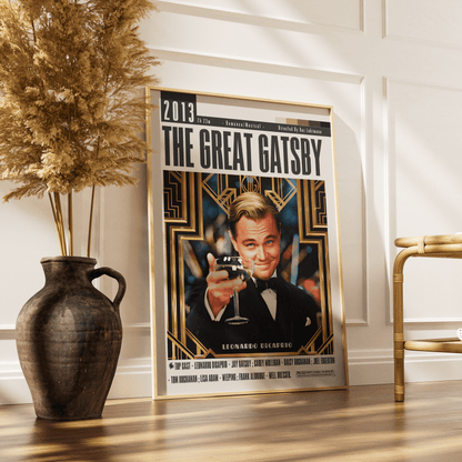 The Great Gatsby (2013) Movies Poster - 98 Types StudioModern Minimal Movies