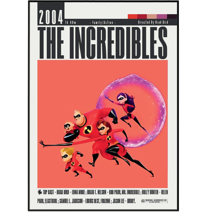 The Incredibles (2004) Movie Posters - 98 Types StudioModern Minimal Movies
