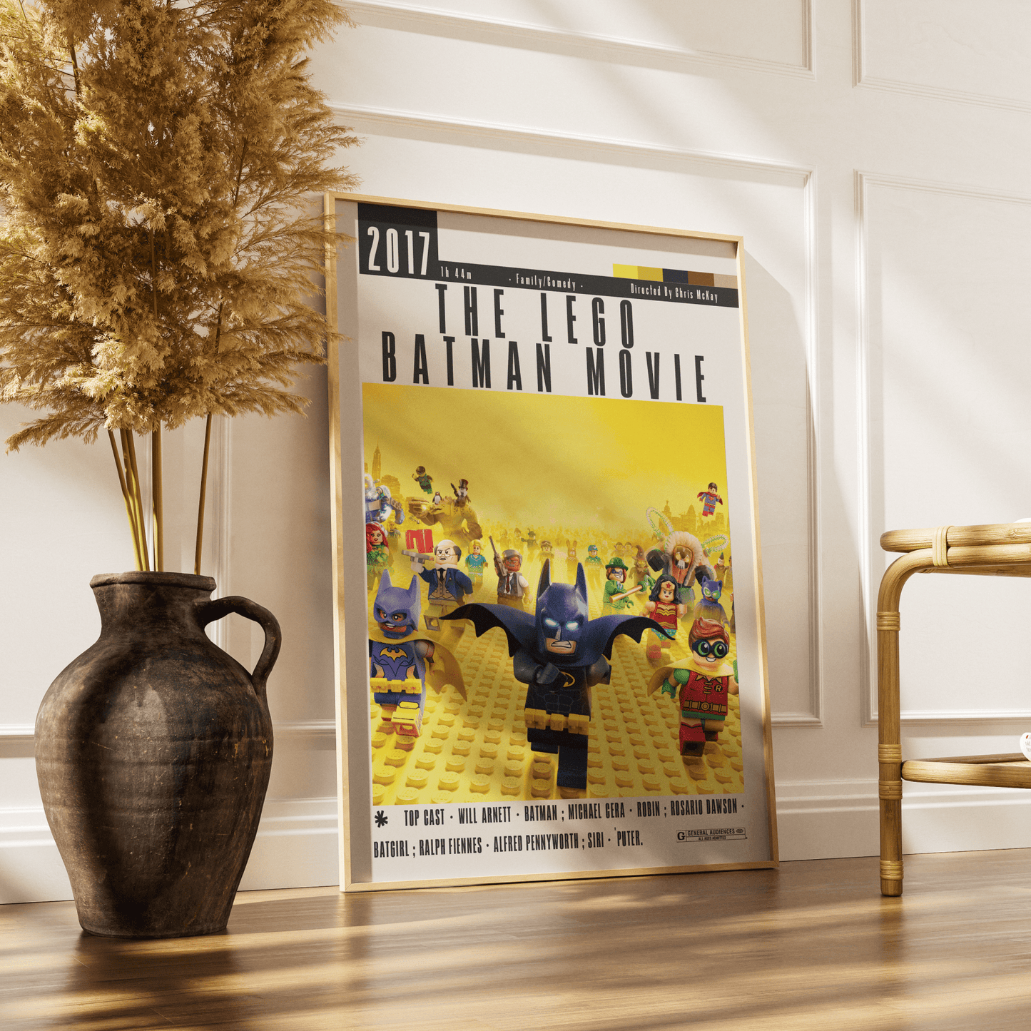The LEGO Batman Movie (2017) Poster - 98 Types StudioModern Minimal Movies