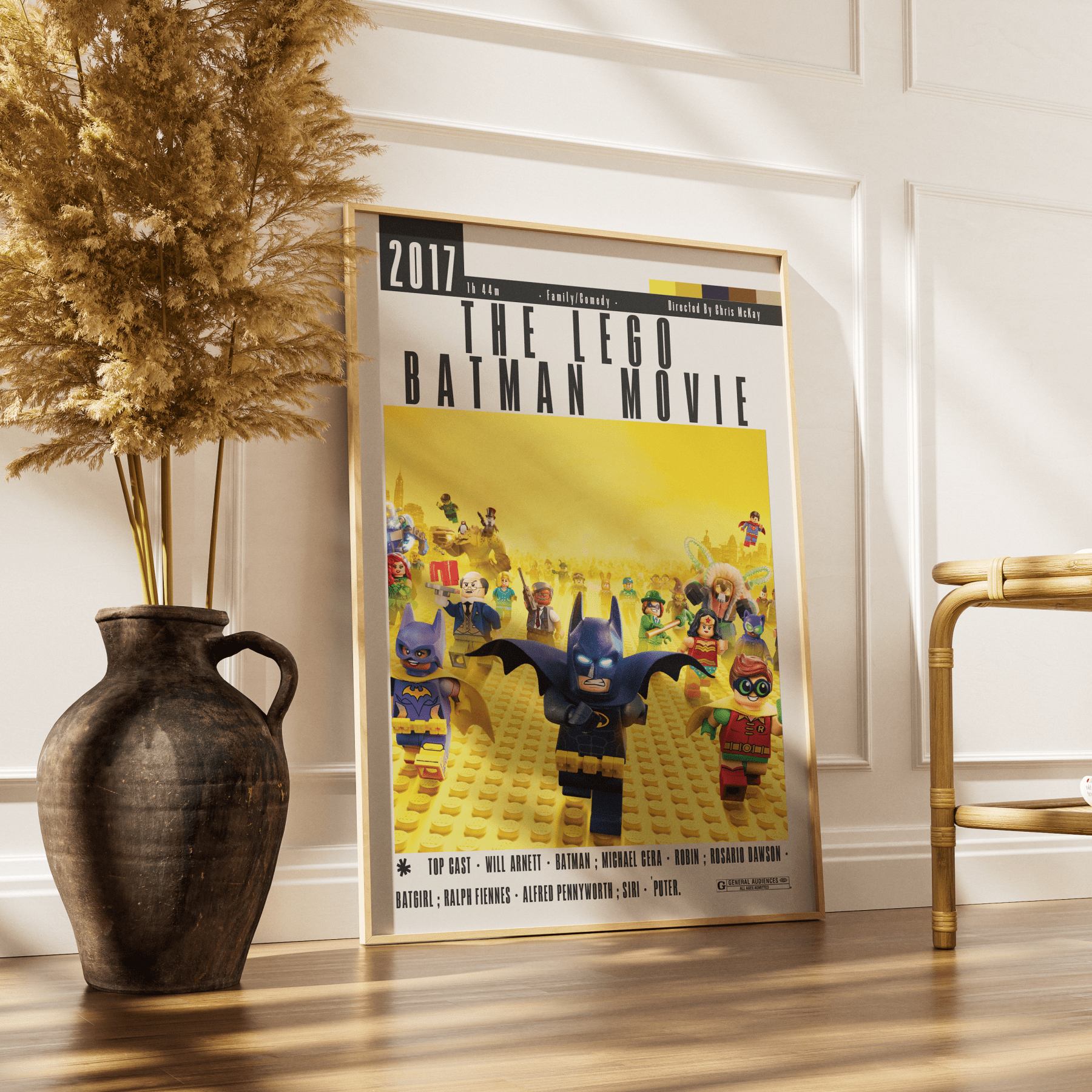 The LEGO Batman Movie (2017) Poster - 98 Types StudioModern Minimal Movies