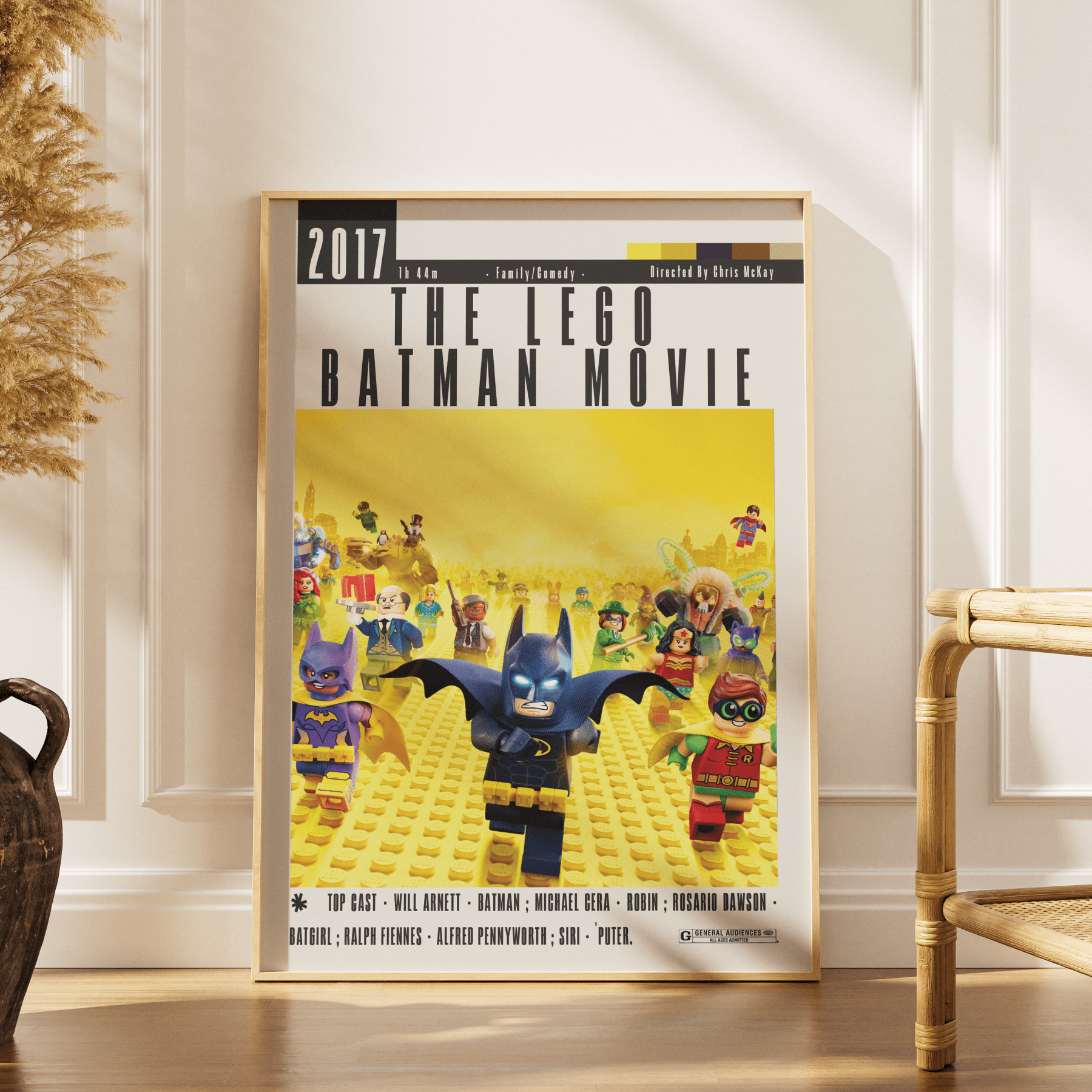 The LEGO Batman Movie (2017) Poster - 98 Types StudioModern Minimal Movies