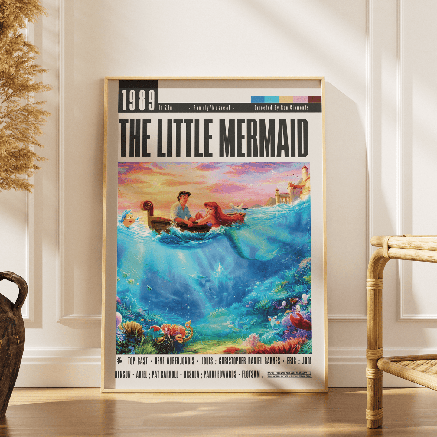 The Little Mermaid (1989) Movie Posters - 98 Types StudioModern Minimal Movies