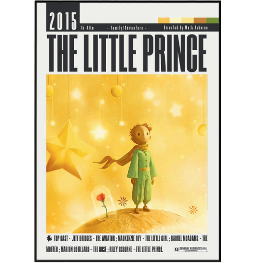 The Little Prince (2015) Movie Poster - 98 Types StudioModern Minimal Movies
