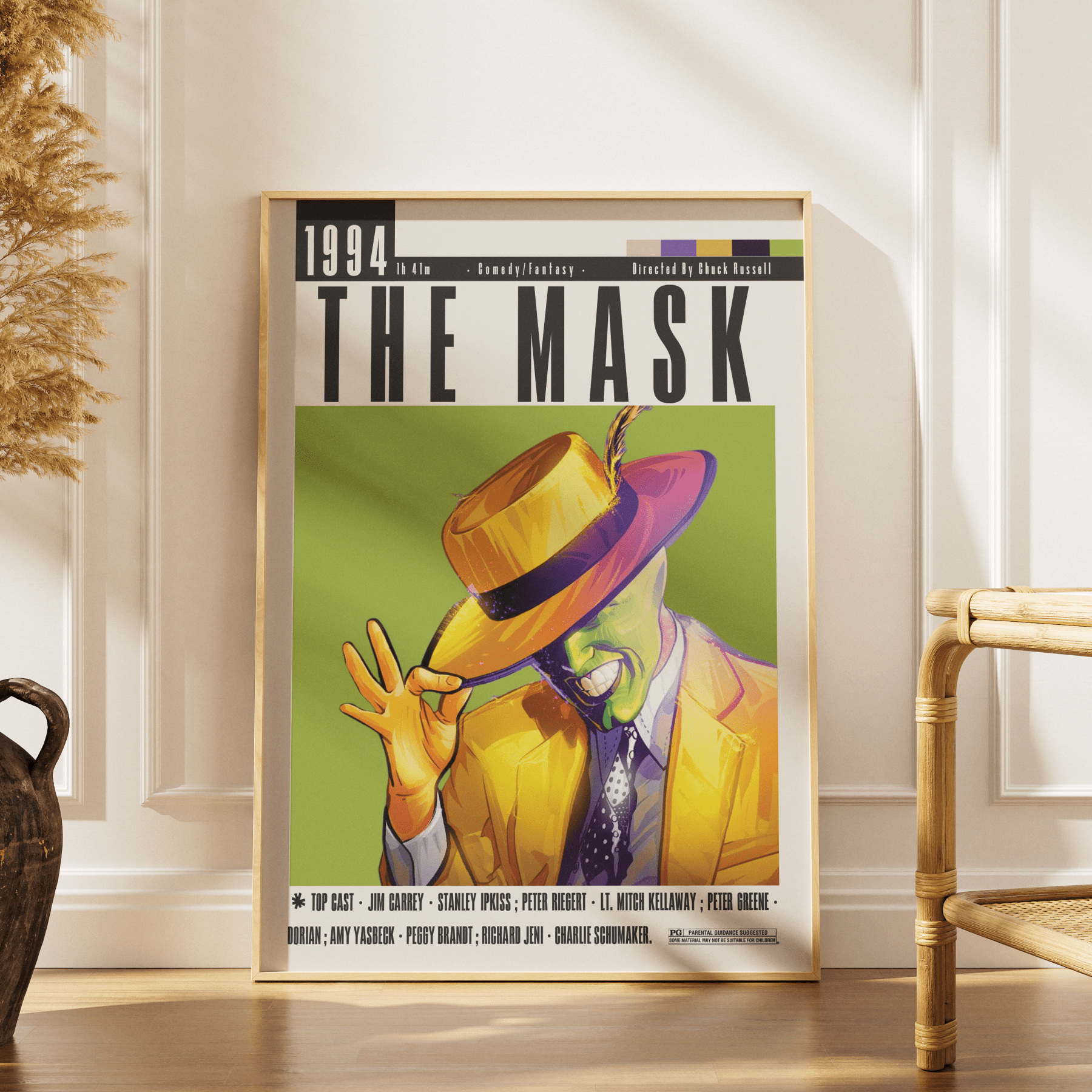The Mask (1994) Movie Posters - 98 Types StudioModern Minimal Movies