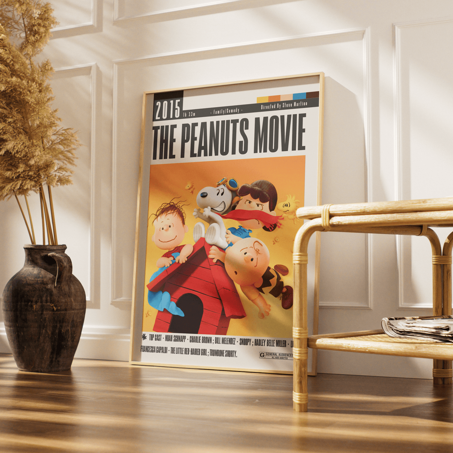 The Peanuts Movie (2015) Movie Poster - 98 Types StudioModern Minimal Movies