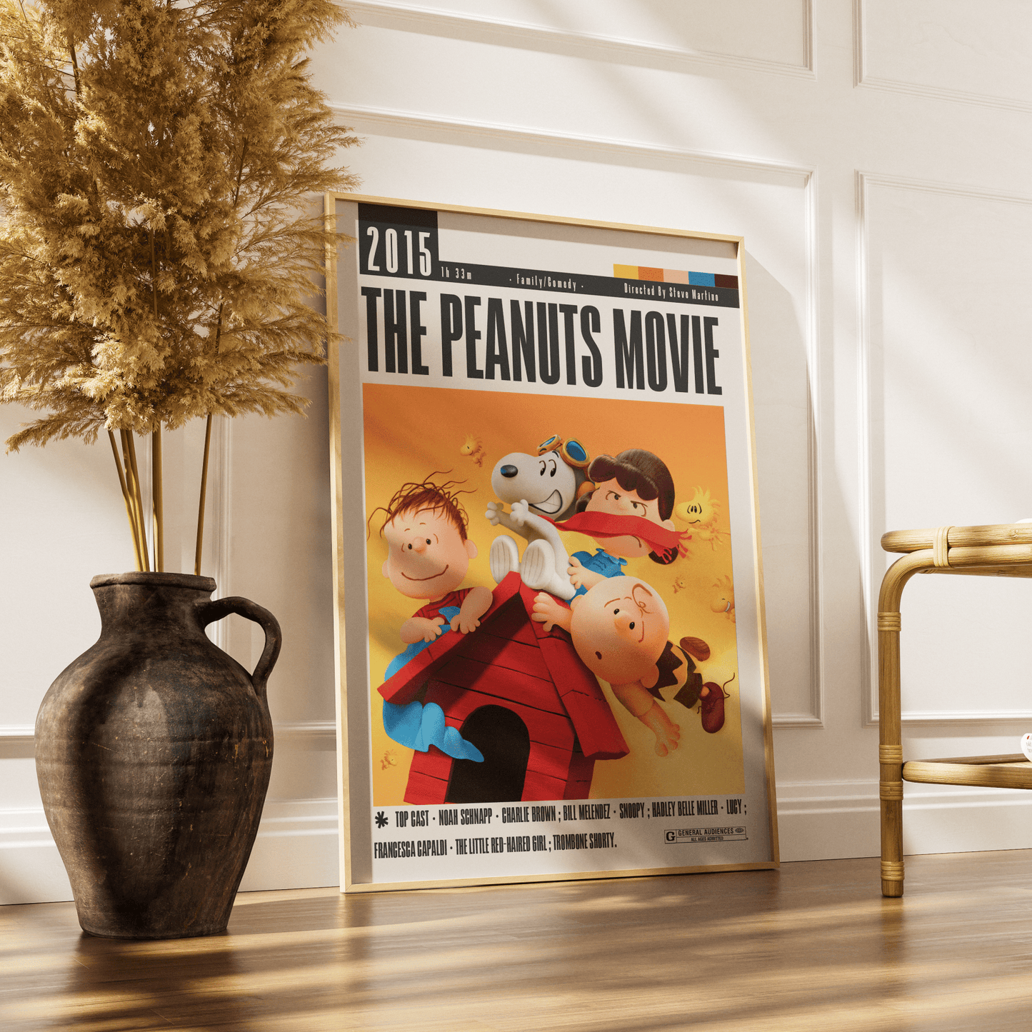 The Peanuts Movie (2015) Movie Poster - 98 Types StudioModern Minimal Movies