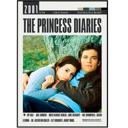 The Princess Diaries 2001 Movie Poster - 98 Types StudioModern Minimal Movies