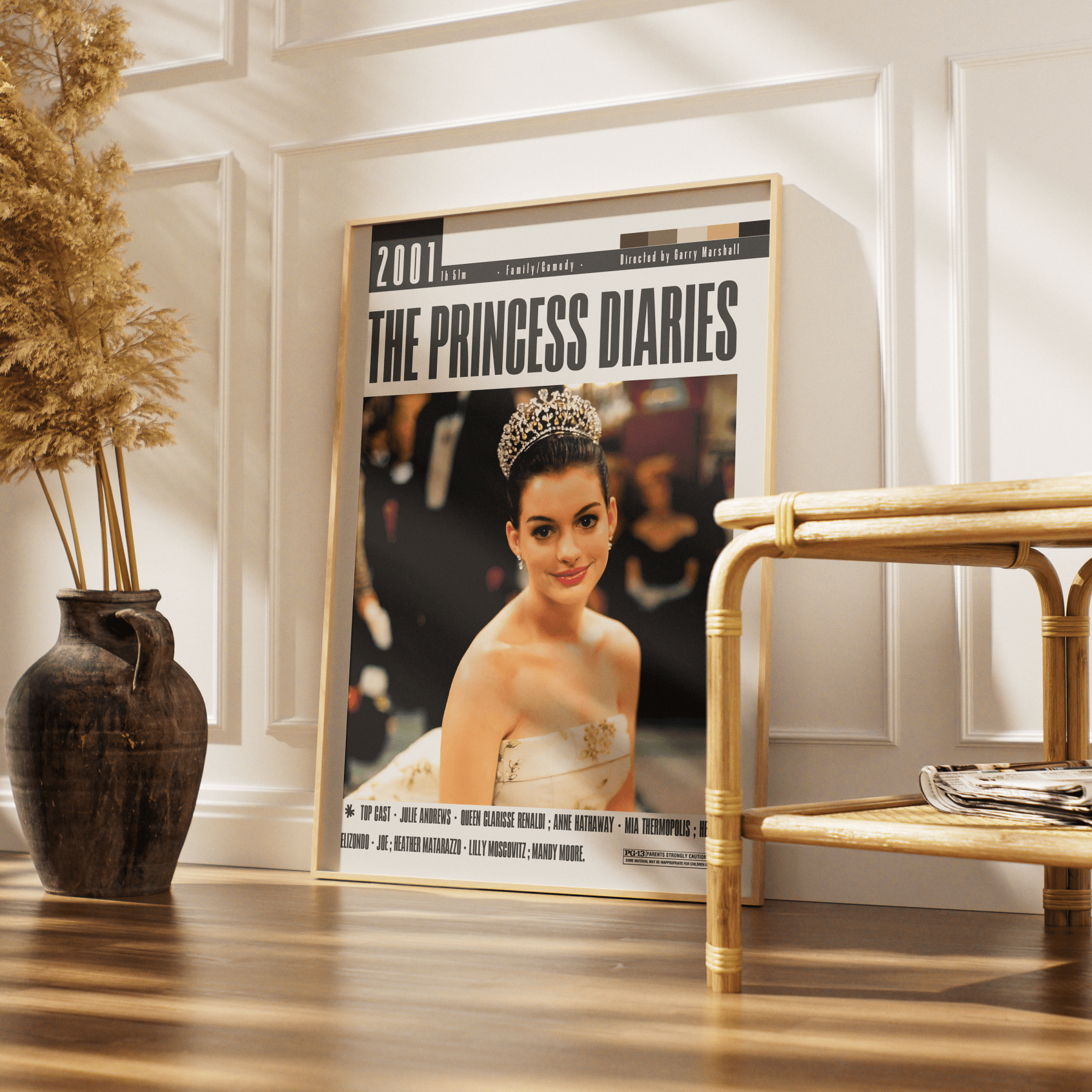 The Princess Diaries (2001) Movie Poster - 98 Types StudioModern Minimal Movies