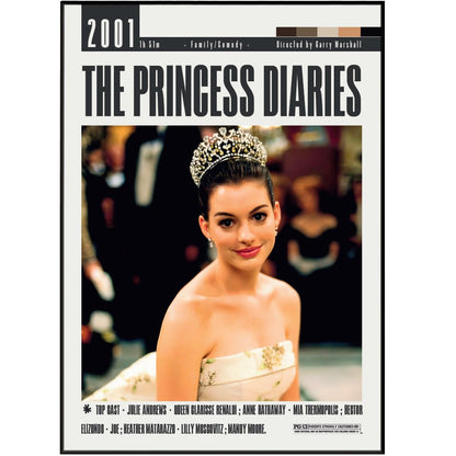 The Princess Diaries (2001) Movie Poster - 98 Types StudioModern Minimal Movies