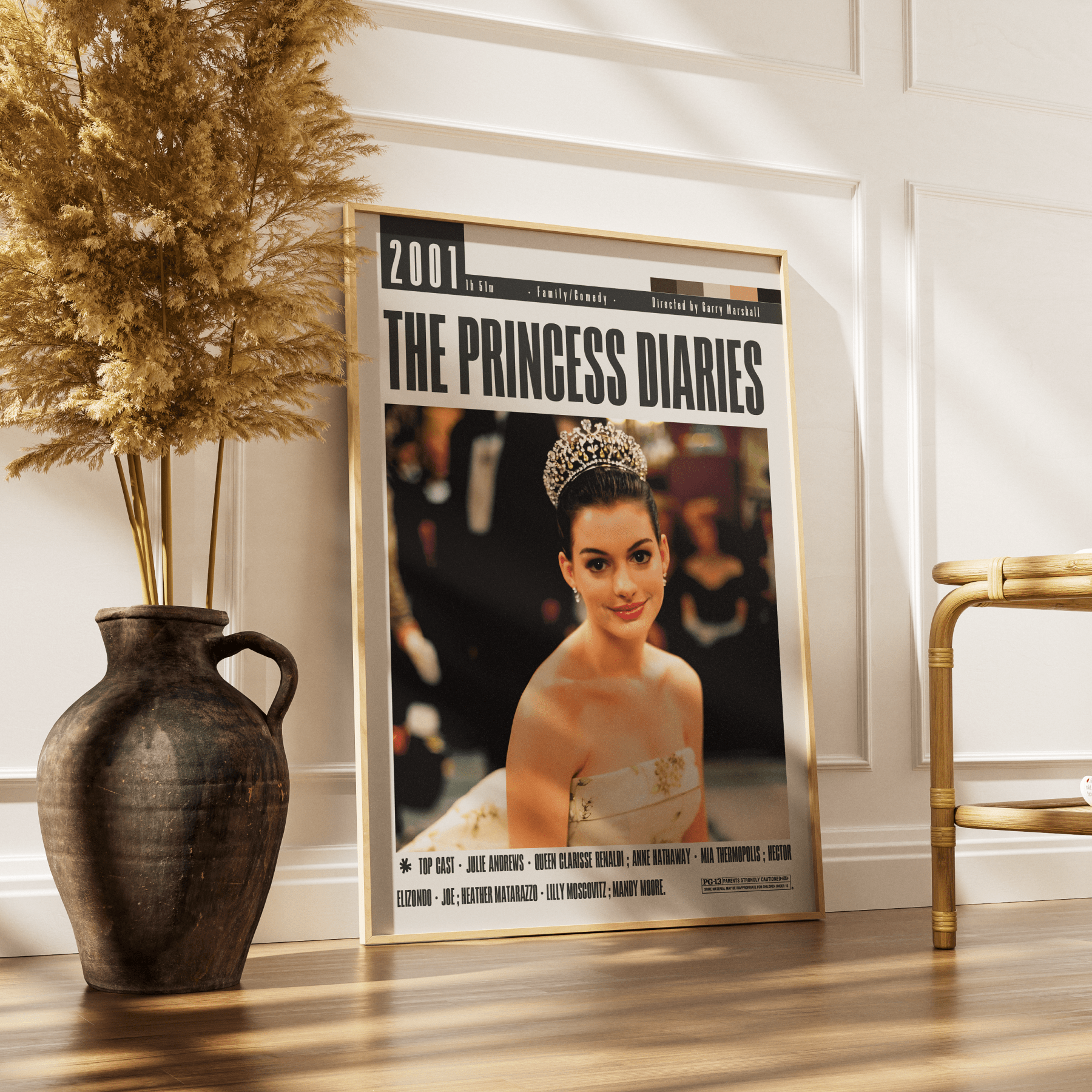 The Princess Diaries (2001) Movie Poster - 98 Types StudioModern Minimal Movies