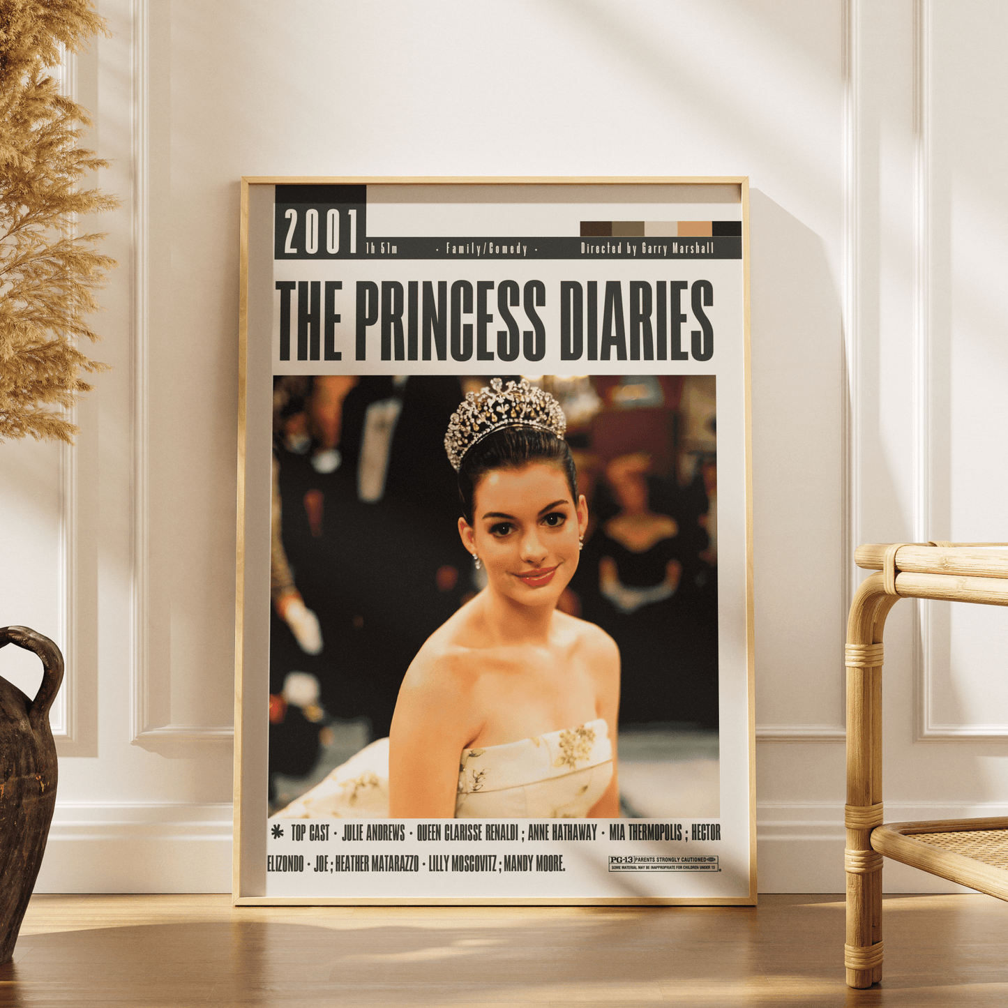 The Princess Diaries (2001) Movie Poster - 98 Types StudioModern Minimal Movies
