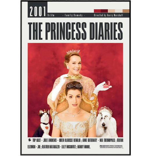 The Princess Diaries (2001) Movie Posters - 98 Types StudioModern Minimal Movies