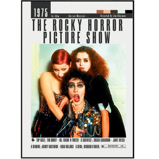 The Rocky Horror Picture Show (1975 Movie Posters - 98 Types StudioModern Minimal Movies