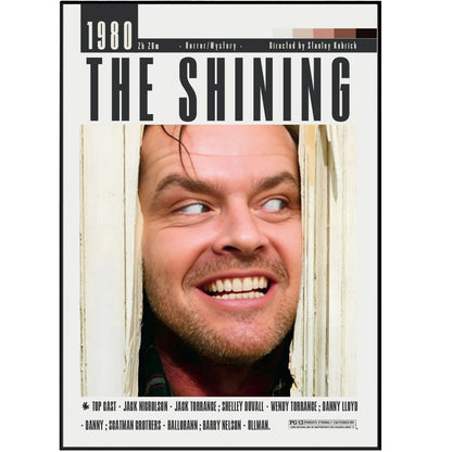 The Shining 1980 Movie Posters - 98 Types StudioModern Minimal Movies