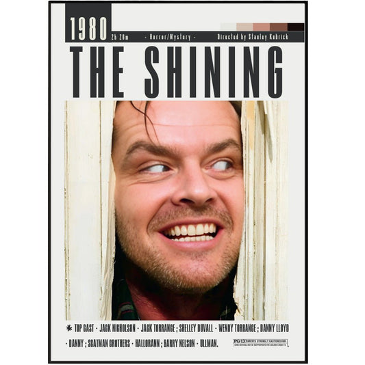 The Shining 1980 Movie Posters - 98 Types StudioModern Minimal Movies