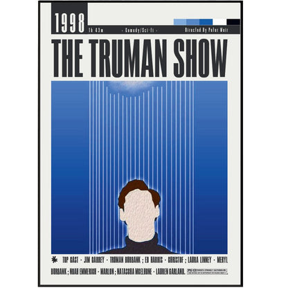 The Truman Show (1998) Movie Posters - 98 Types StudioModern Minimal Movies