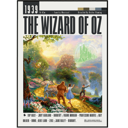 The Wizard of Oz (1939) Movie Posters - 98 Types StudioModern Minimal Movies