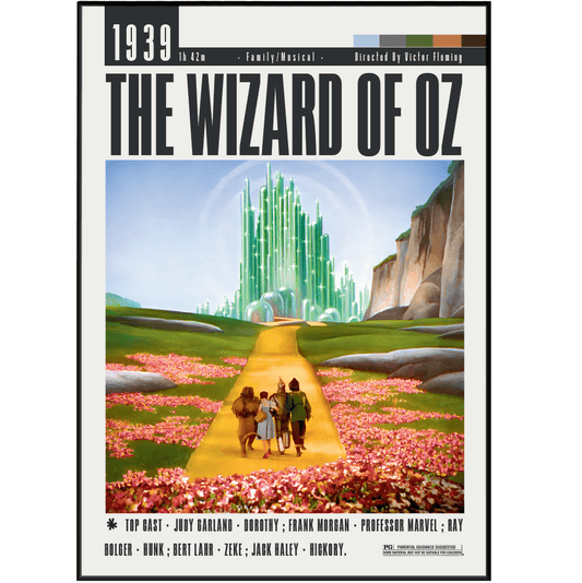 The Wizard of Oz 1939 Movie Posters - 98 Types StudioModern Minimal Movies