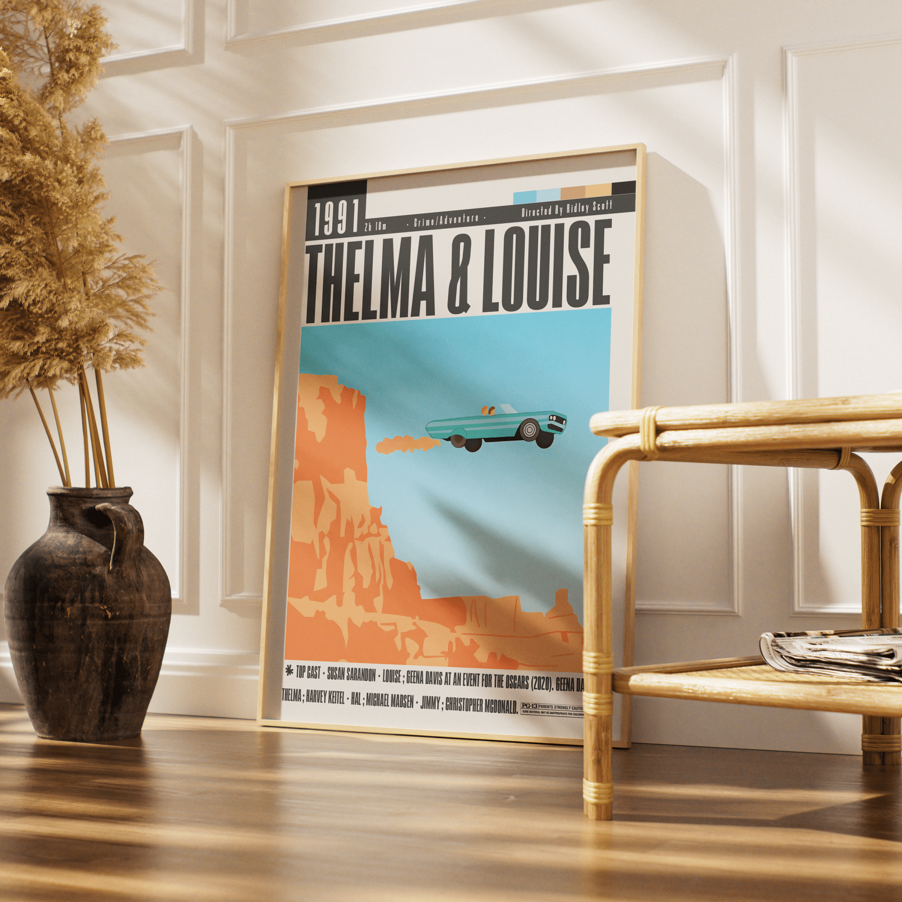 Thelma & Louise (1991) Movie Posters - 98 Types StudioModern Minimal Movies