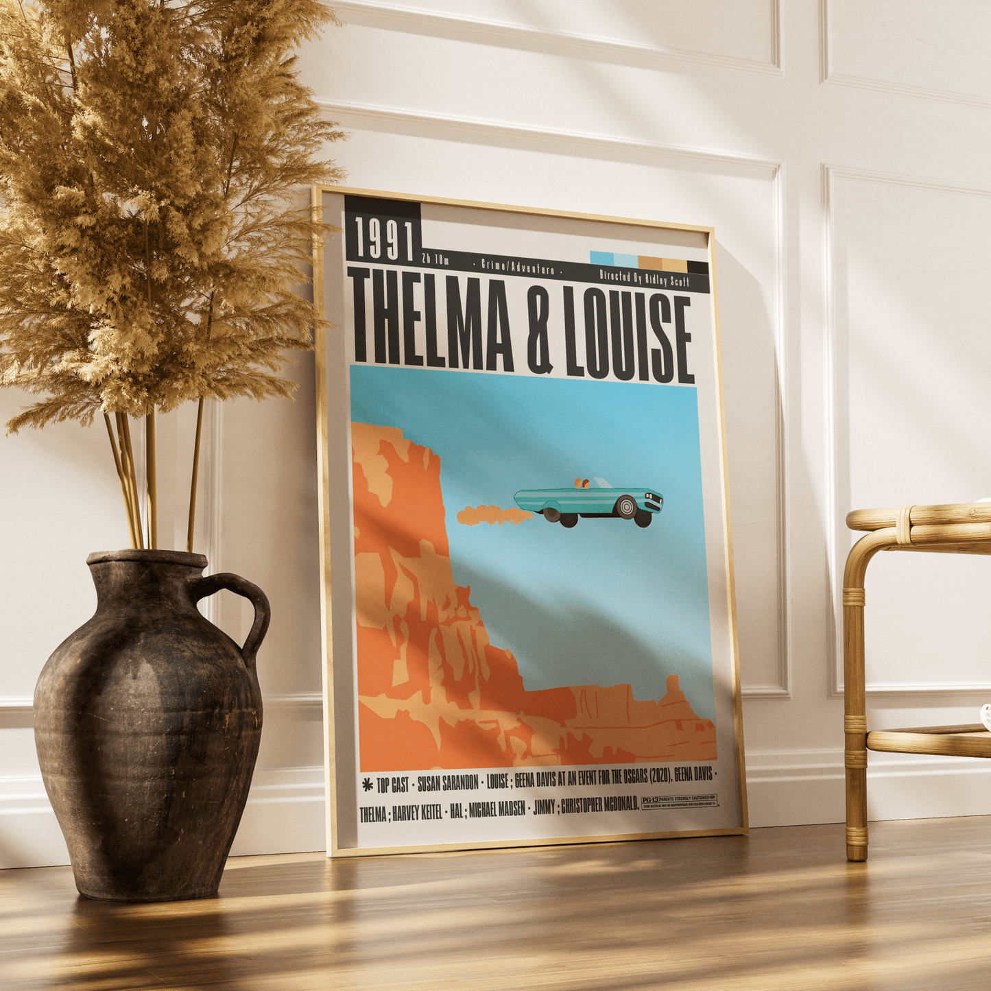 Thelma & Louise (1991) Movie Posters - 98 Types StudioModern Minimal Movies