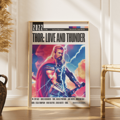 Thor: Love and Thunder (2022) Movies Poster - 98 Types StudioModern Minimal Movies