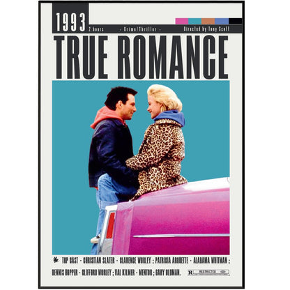 True Romance (1993) Movie Posters - 98 Types StudioModern Minimal Movies