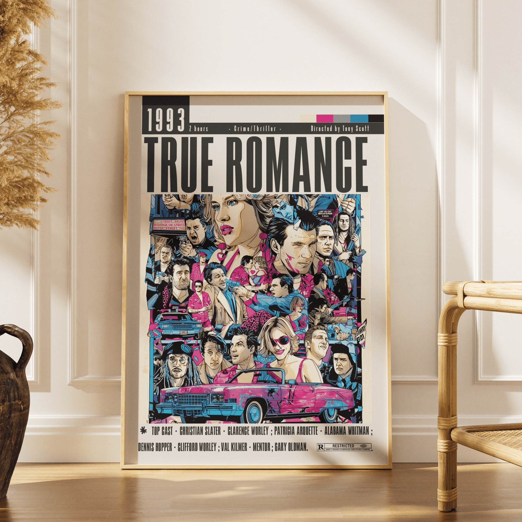 True Romance (1993) Movies Posters - 98 Types StudioModern Minimal Movies