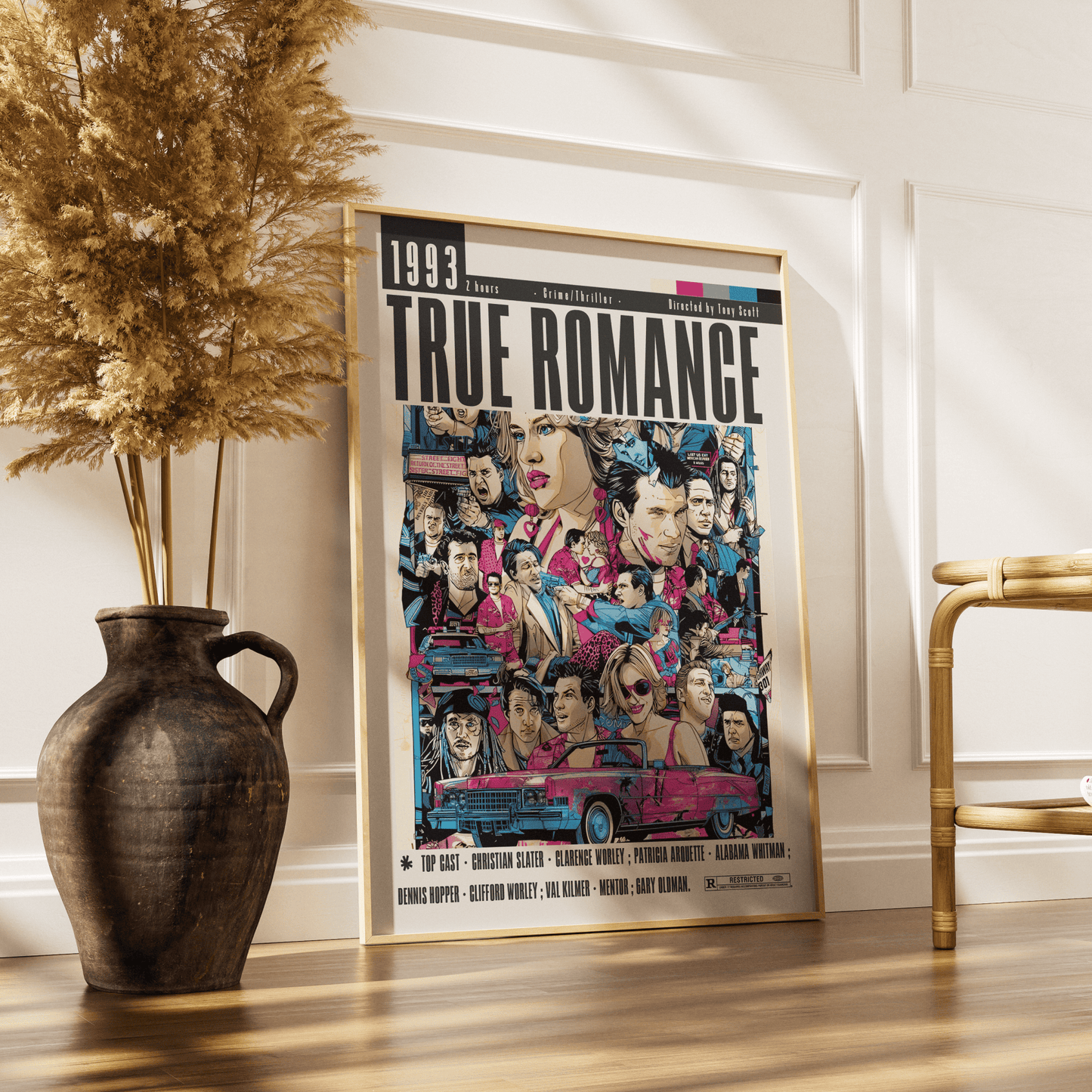 True Romance (1993) Movies Posters - 98 Types StudioModern Minimal Movies