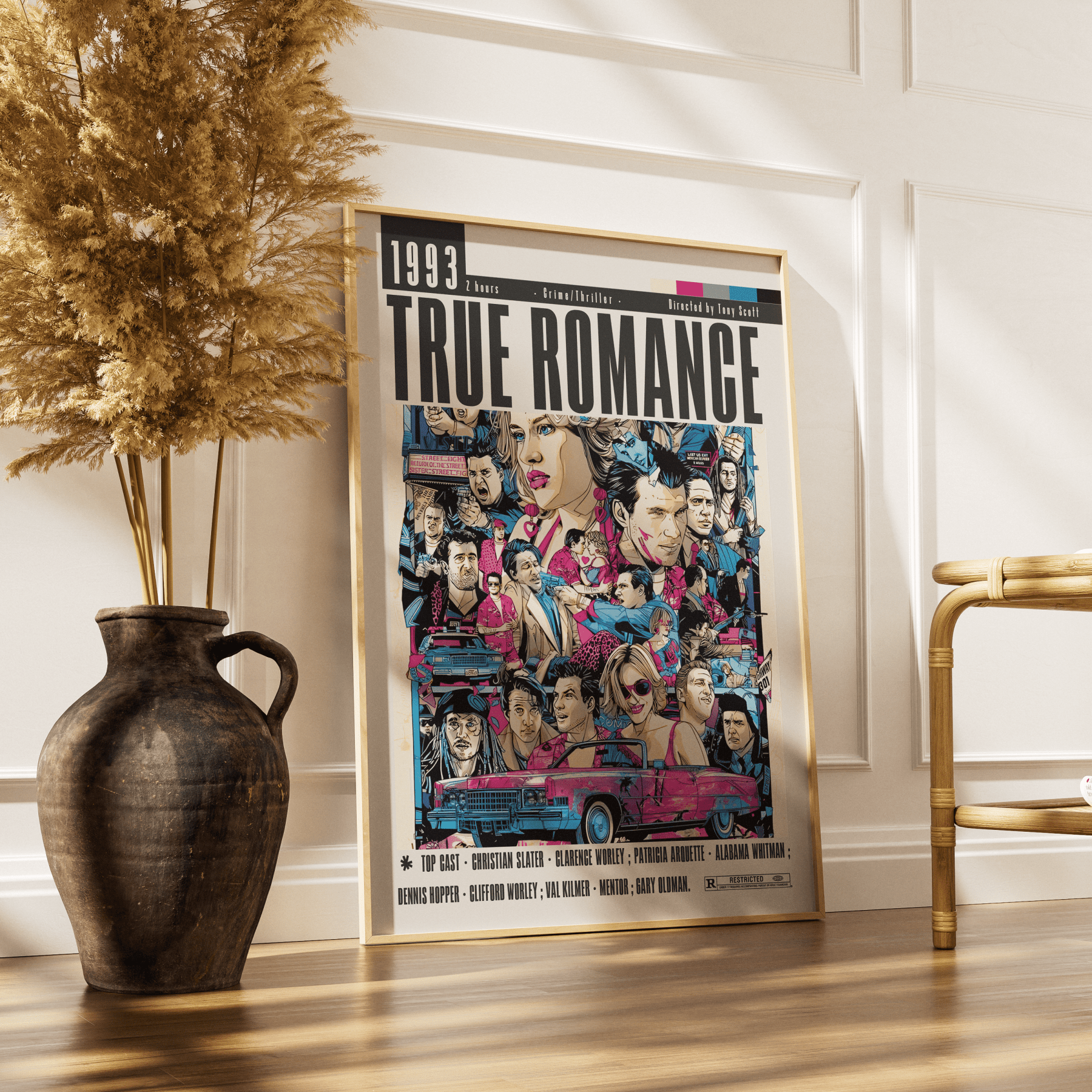 True Romance (1993) Movies Posters - 98 Types StudioModern Minimal Movies