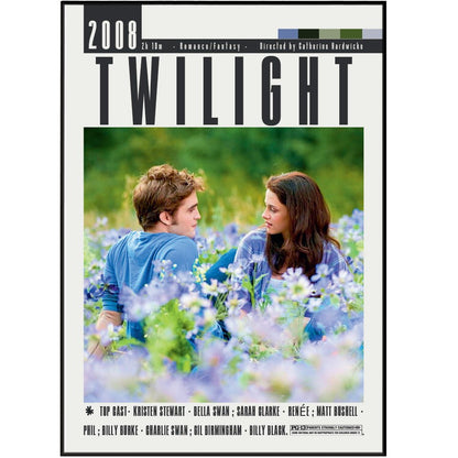 Twilight (2008) Movie Poster - 98 Types StudioModern Minimal Movies