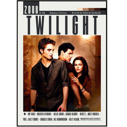 Twilight (2008) Movie Posters - 98 Types StudioModern Minimal Movies