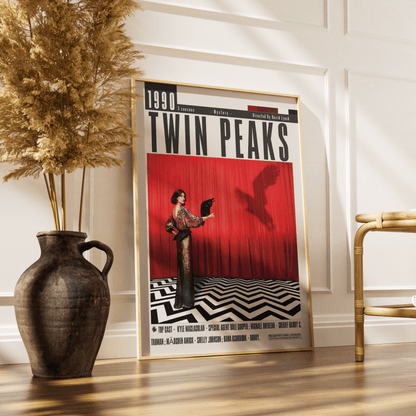 Twin Peaks (1990) TV Serie Poster - 98 Types StudioModern Minimal Movies