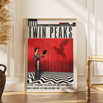 Twin Peaks (1990) TV Serie Poster - 98 Types StudioModern Minimal Movies