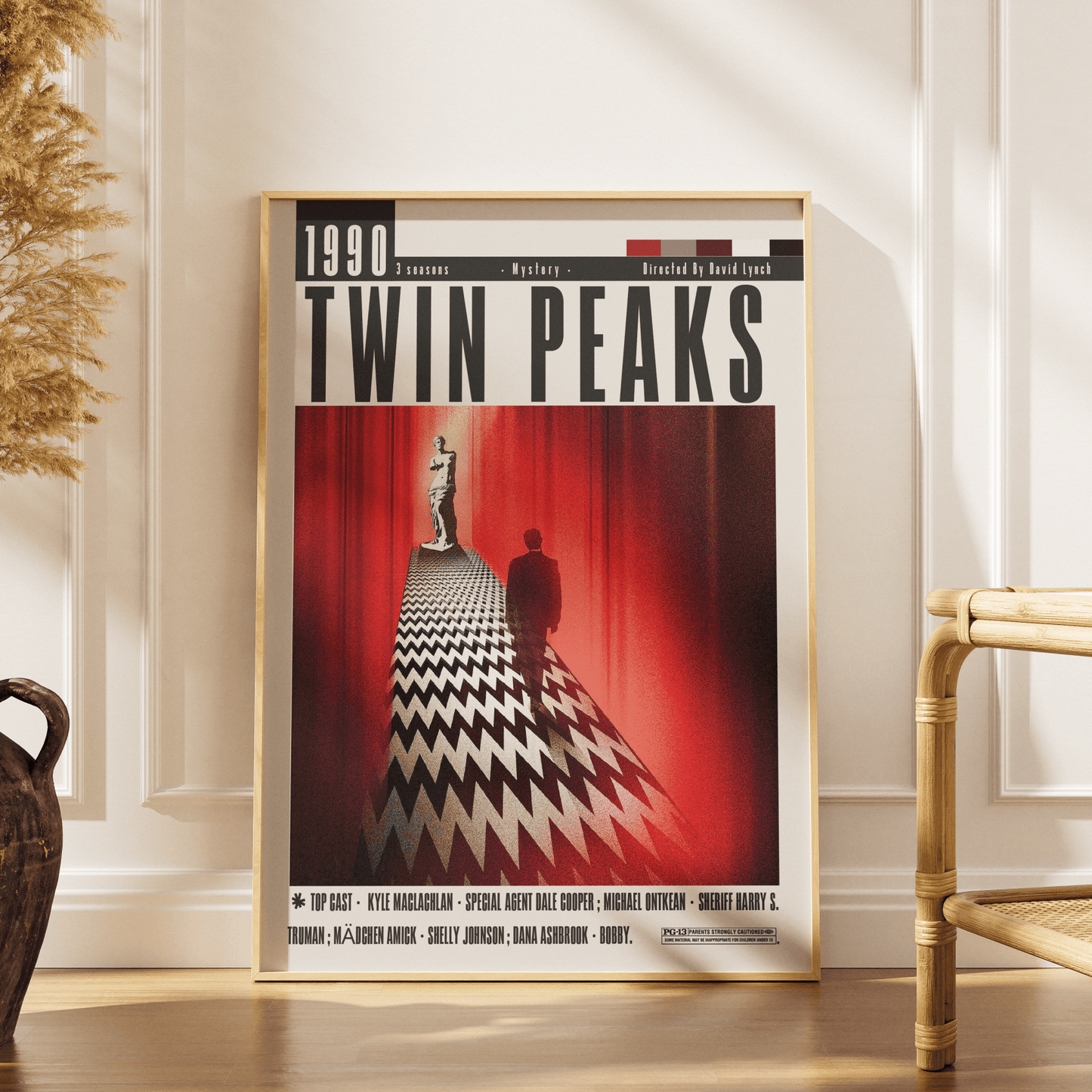 Twin Peaks 1990 TV Serie Poster - 98 Types StudioModern Minimal Movies