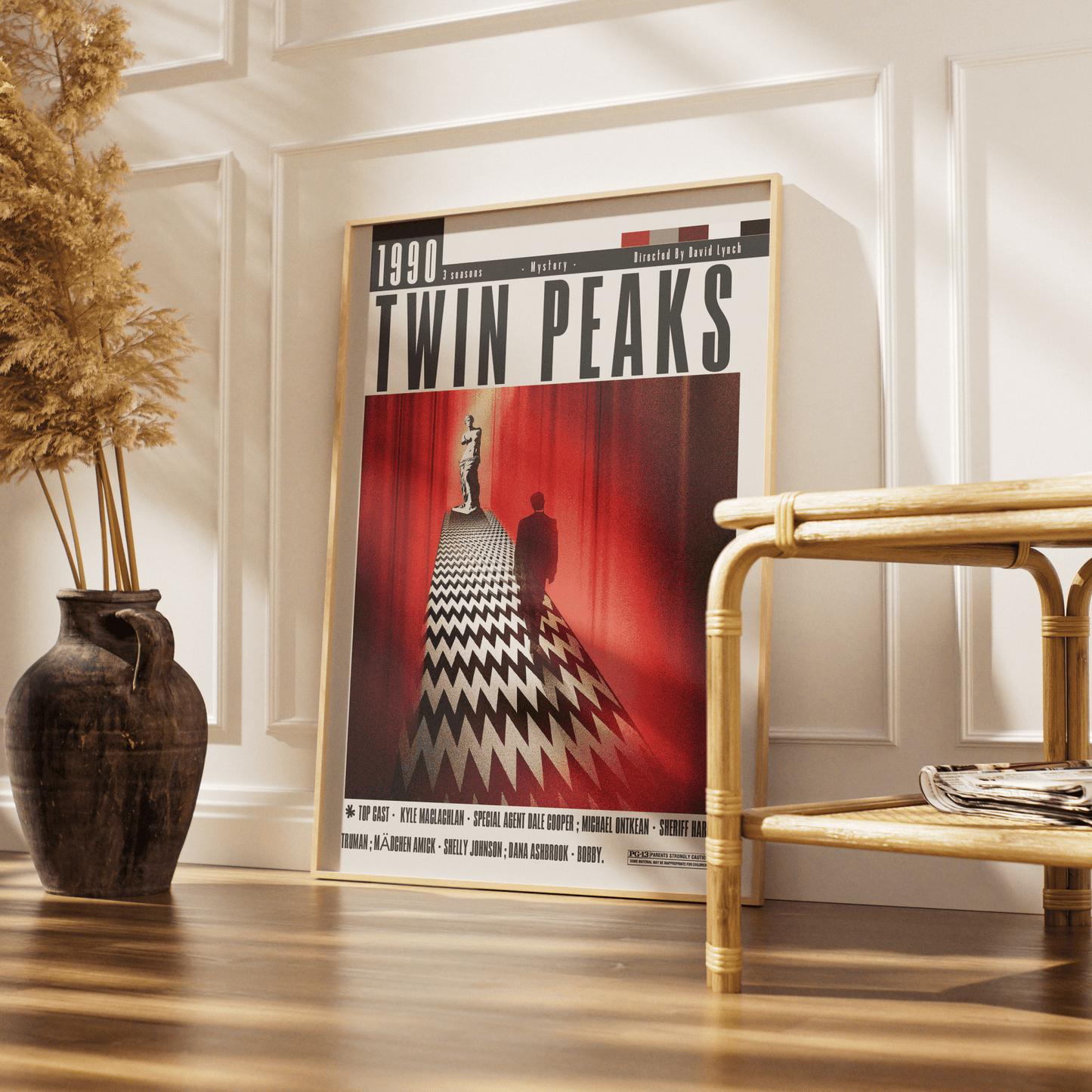 Twin Peaks 1990 TV Serie Poster - 98 Types StudioModern Minimal Movies