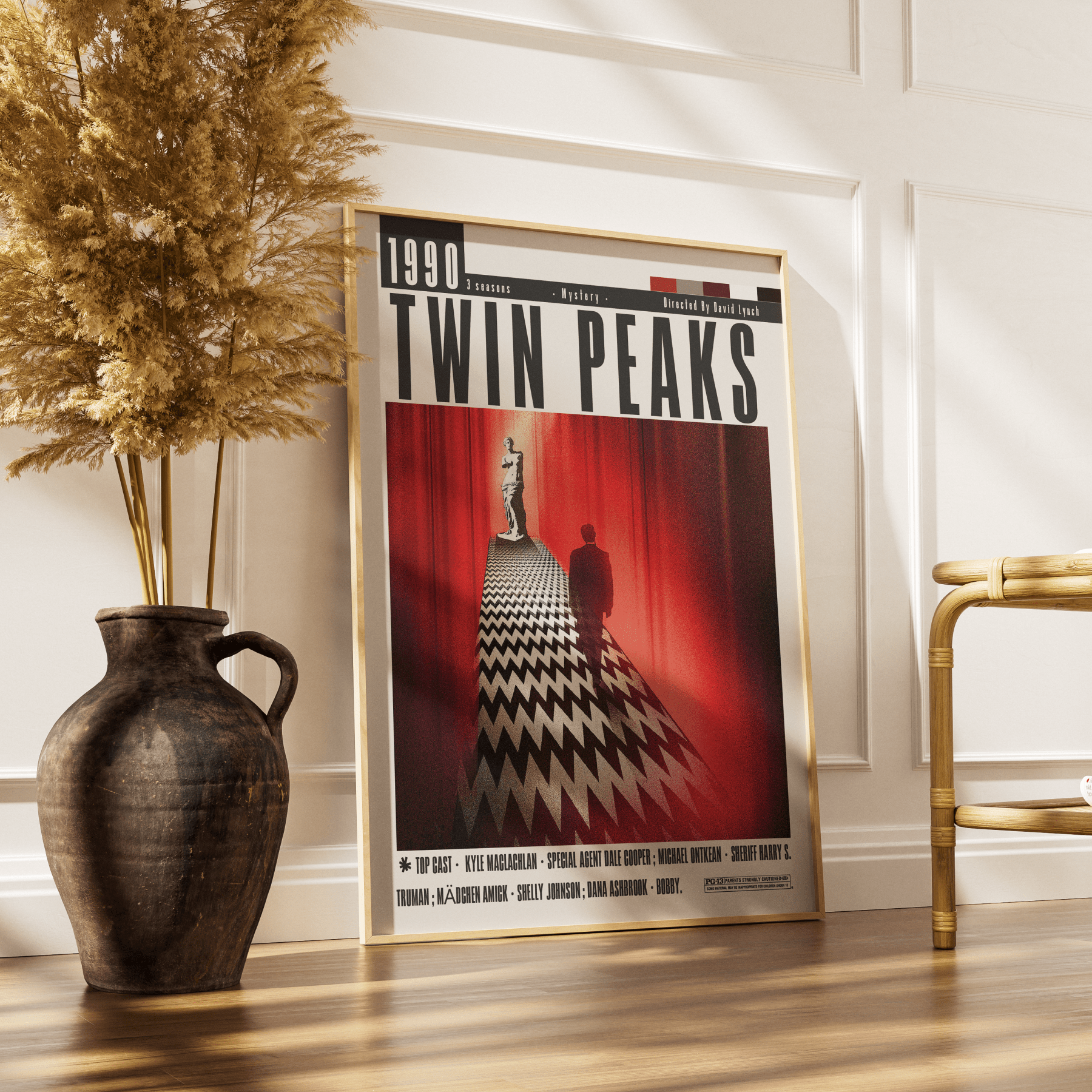 Twin Peaks 1990 TV Serie Poster - 98 Types StudioModern Minimal Movies