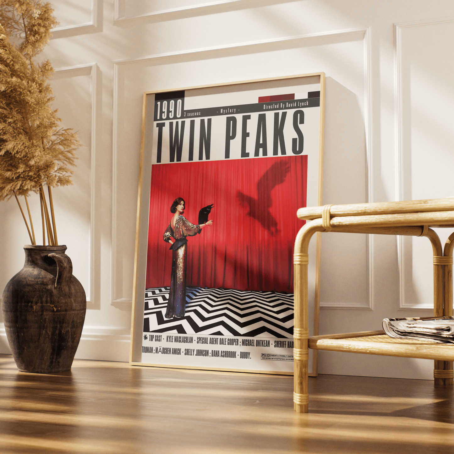 Twin Peaks (1990) TV Serie Poster - 98 Types StudioModern Minimal Movies