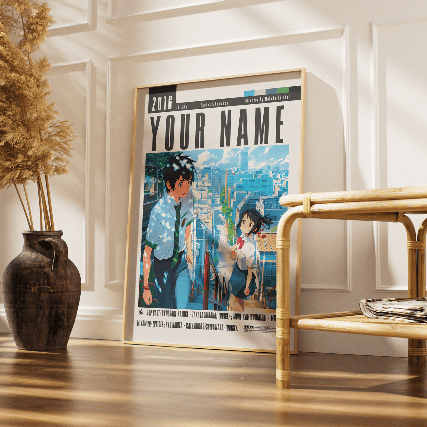 Your Name (2016) Movie Poster - 98 Types StudioModern Minimal Movies