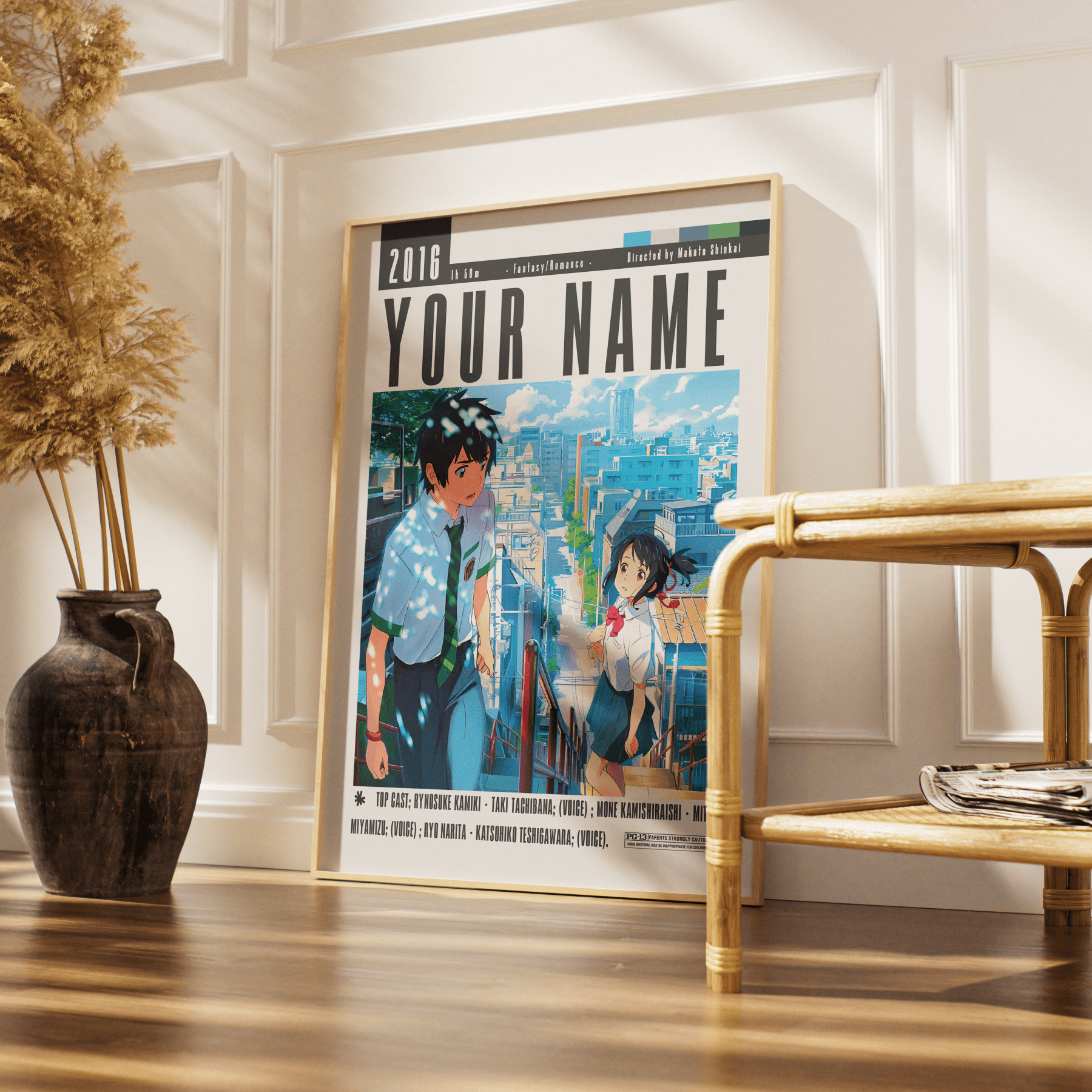 Your Name (2016) Movie Poster - 98 Types StudioModern Minimal Movies