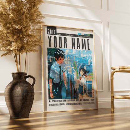 Your Name (2016) Movie Poster - 98 Types StudioModern Minimal Movies