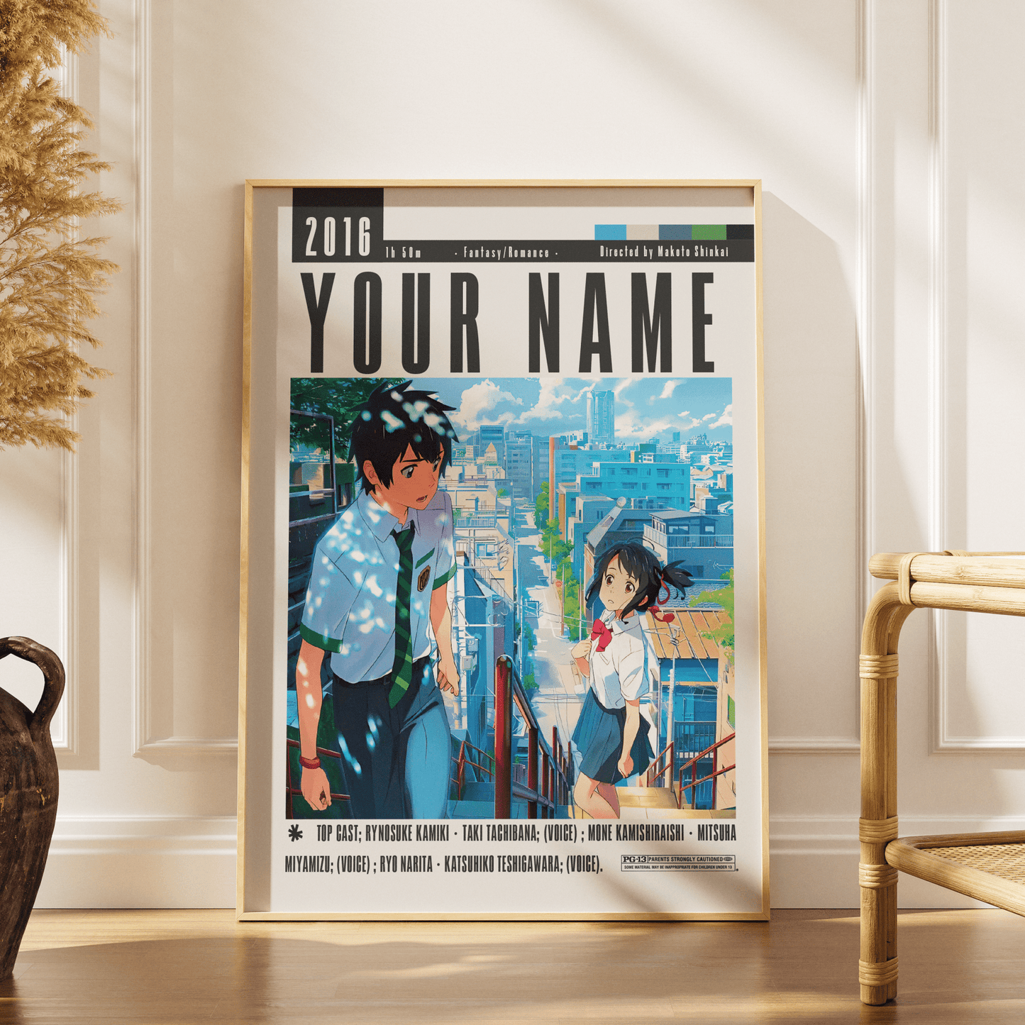 Your Name (2016) Movie Poster - 98 Types StudioModern Minimal Movies