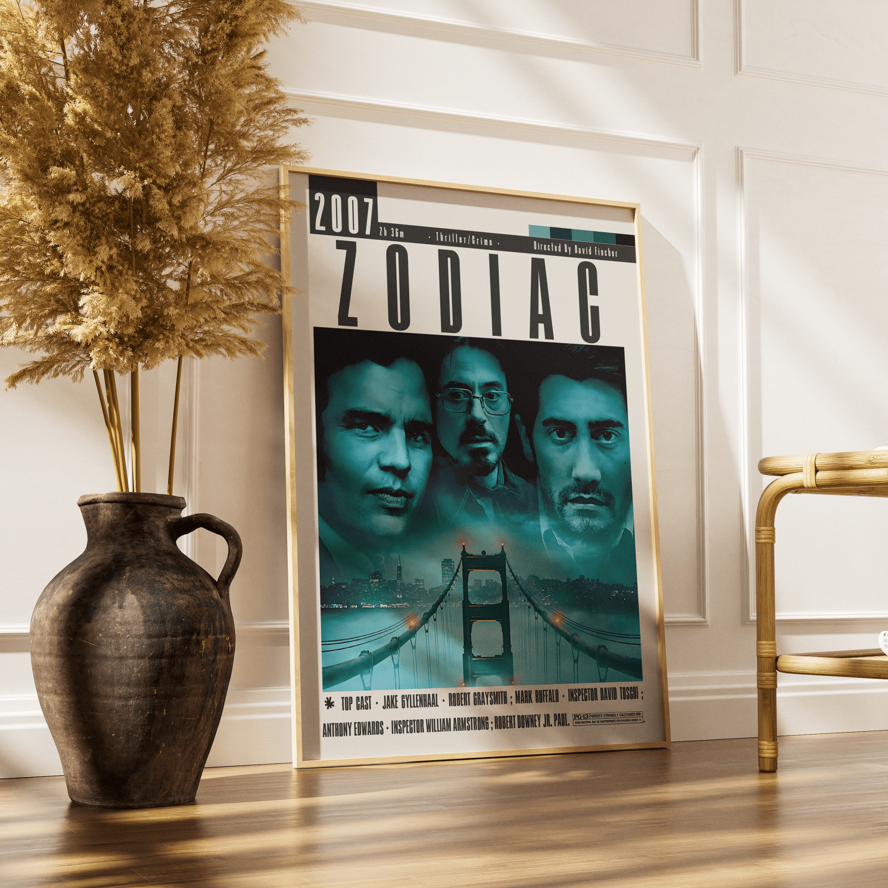 Zodiac (2007) Movie Poster - 98 Types StudioModern Minimal Movies