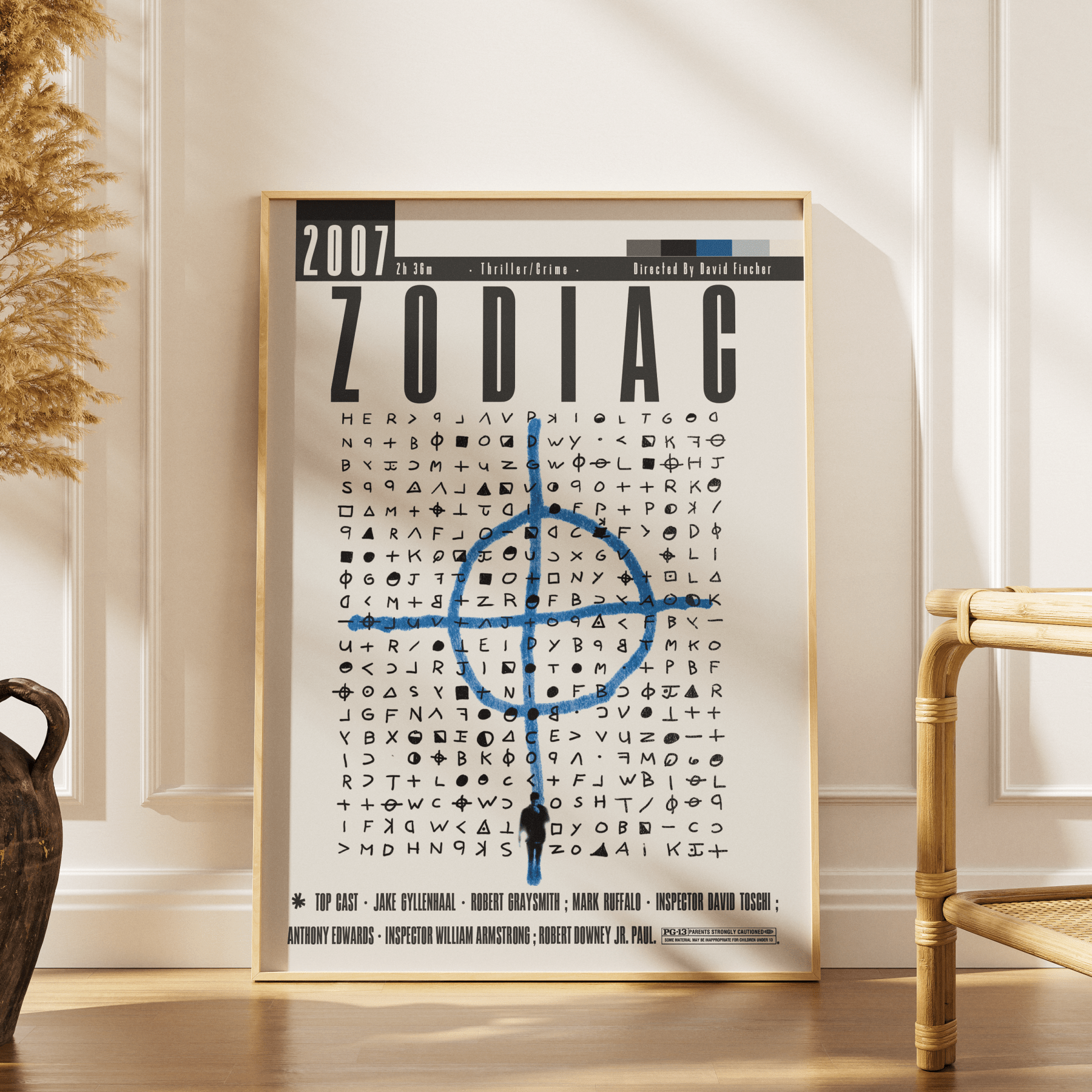 Zodiac (2007) Movie Posters - 98 Types StudioModern Minimal Movies