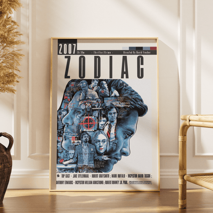 Zodiac (2007) Movies Poster - 98 Types StudioModern Minimal Movies