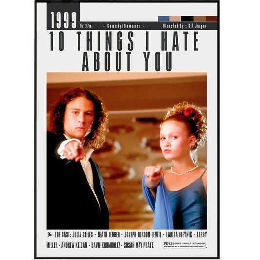 10 Things I Hate About You Movie Posters - 98typesModern Minimal Movies
