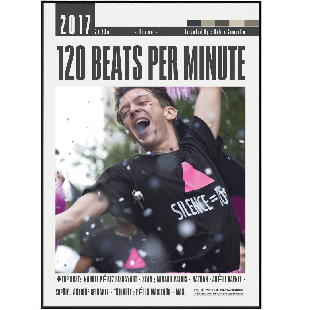 120 Beats Per Minute Movie Posters - 98typesModern Minimal Movies