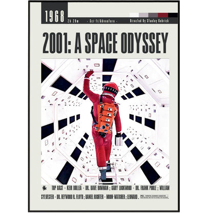 2001 A Space Odyssey Movie Posters - 98typesModern Minimal Movies